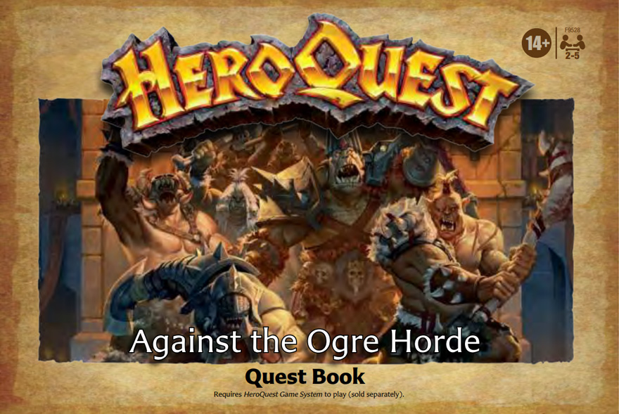 Against the Ogre Horde quest book artwork